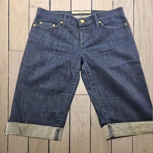 Joe's Jeans Rolled Denim Shorts Womens 28 Cropped‎ 5 Pocket Casual